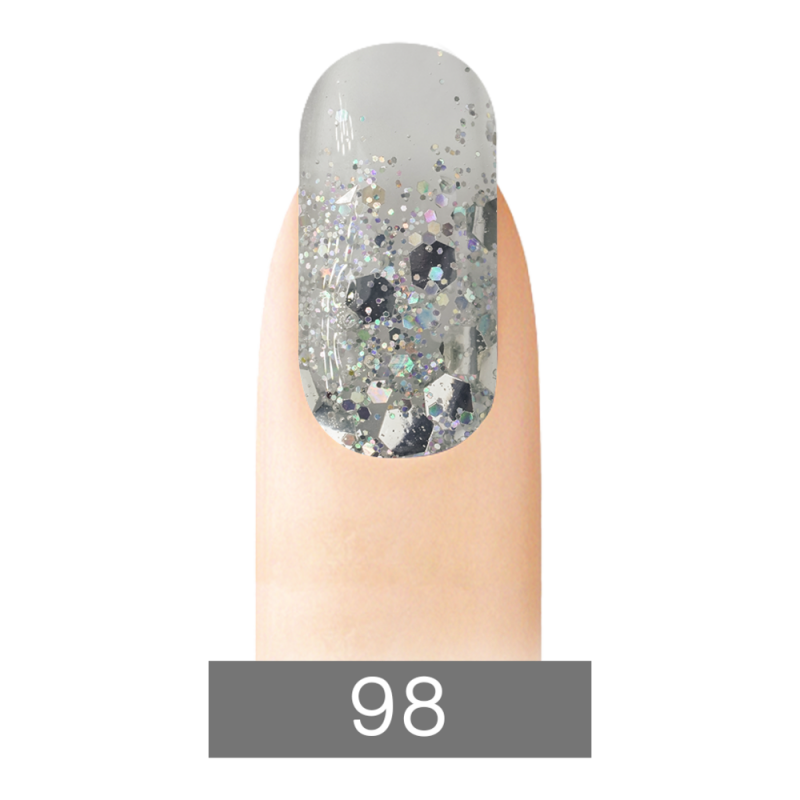 Cre8tion Nail Art Glitter, 098 0.5oz KK1031 